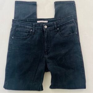 Levi’s Black 721 High Rise Skinny Jeans 29